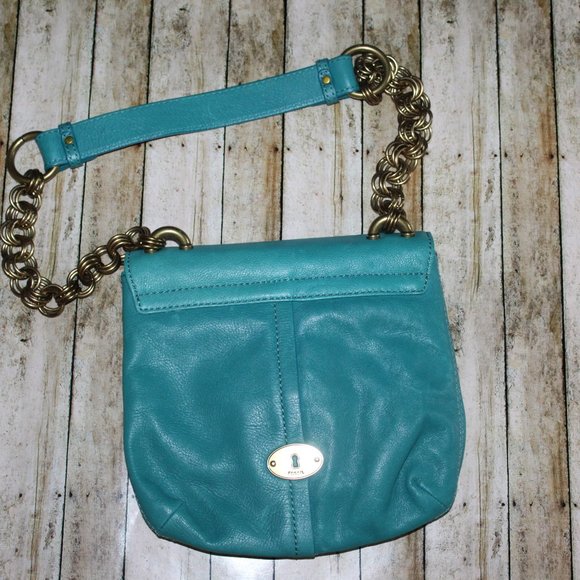 FOSSIL SUMMER PURSE TEAL TURQ - Picture 4 of 4